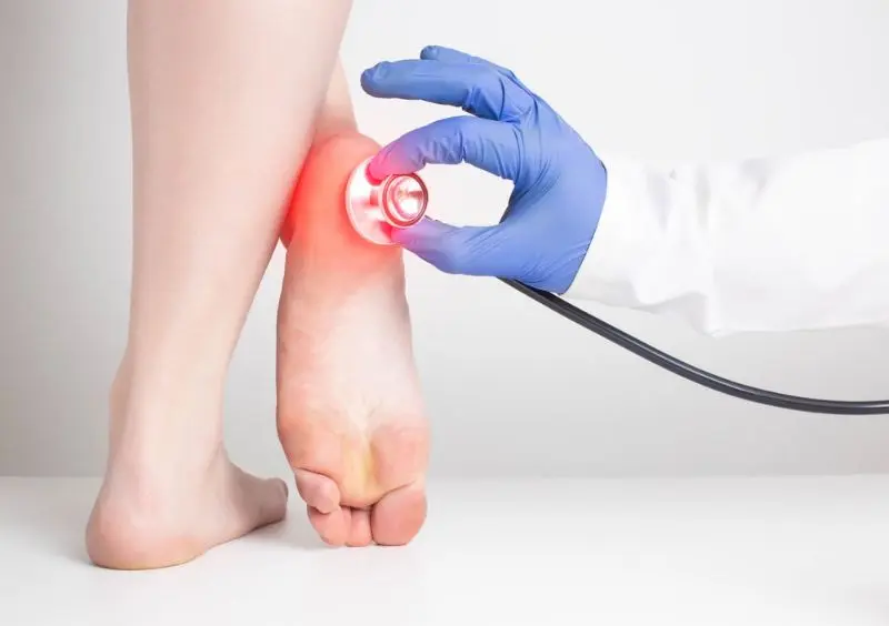 Seek medical care if heel pain is severe or not improving